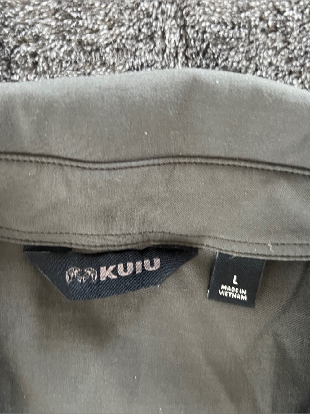 Kuiu Shirt Mens Large Gray Button Up Hunting Hiking Outdoors Hunter Hiker Logo - Picture 6 of 8